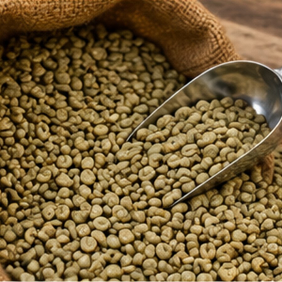 Biji Kopi Robusta Hijau